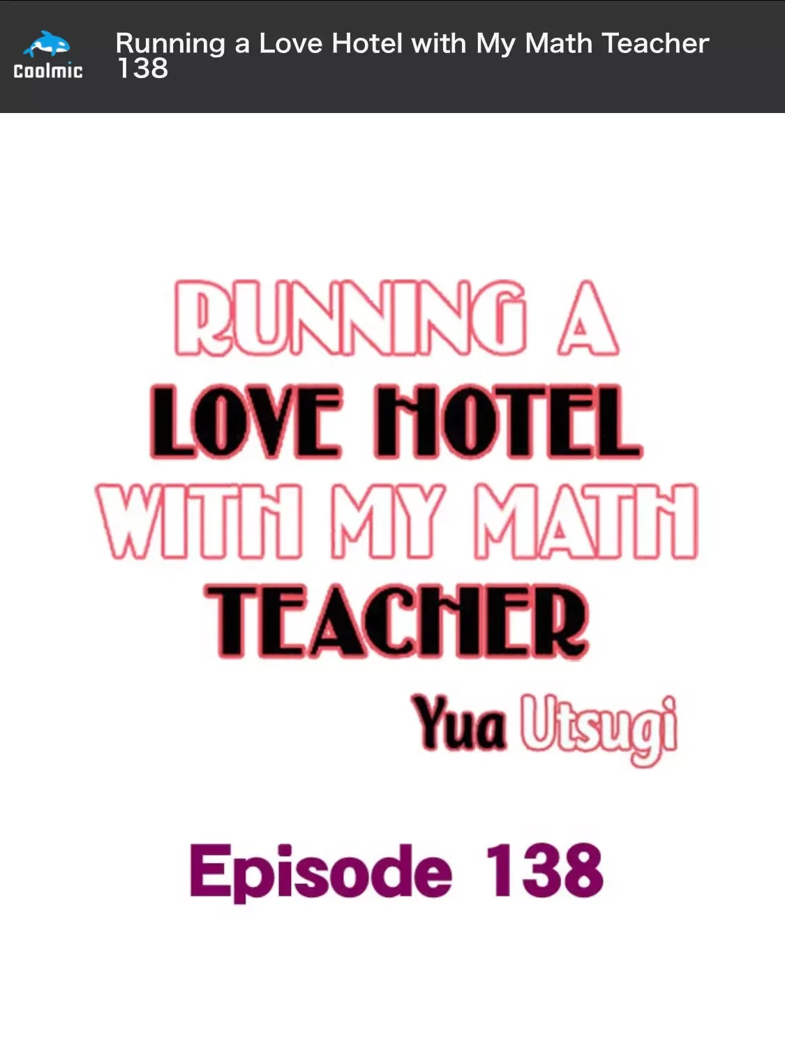 RUNNING A LOVE HOTEL WITH MY MATH TEACHER Chapter 138 page 2