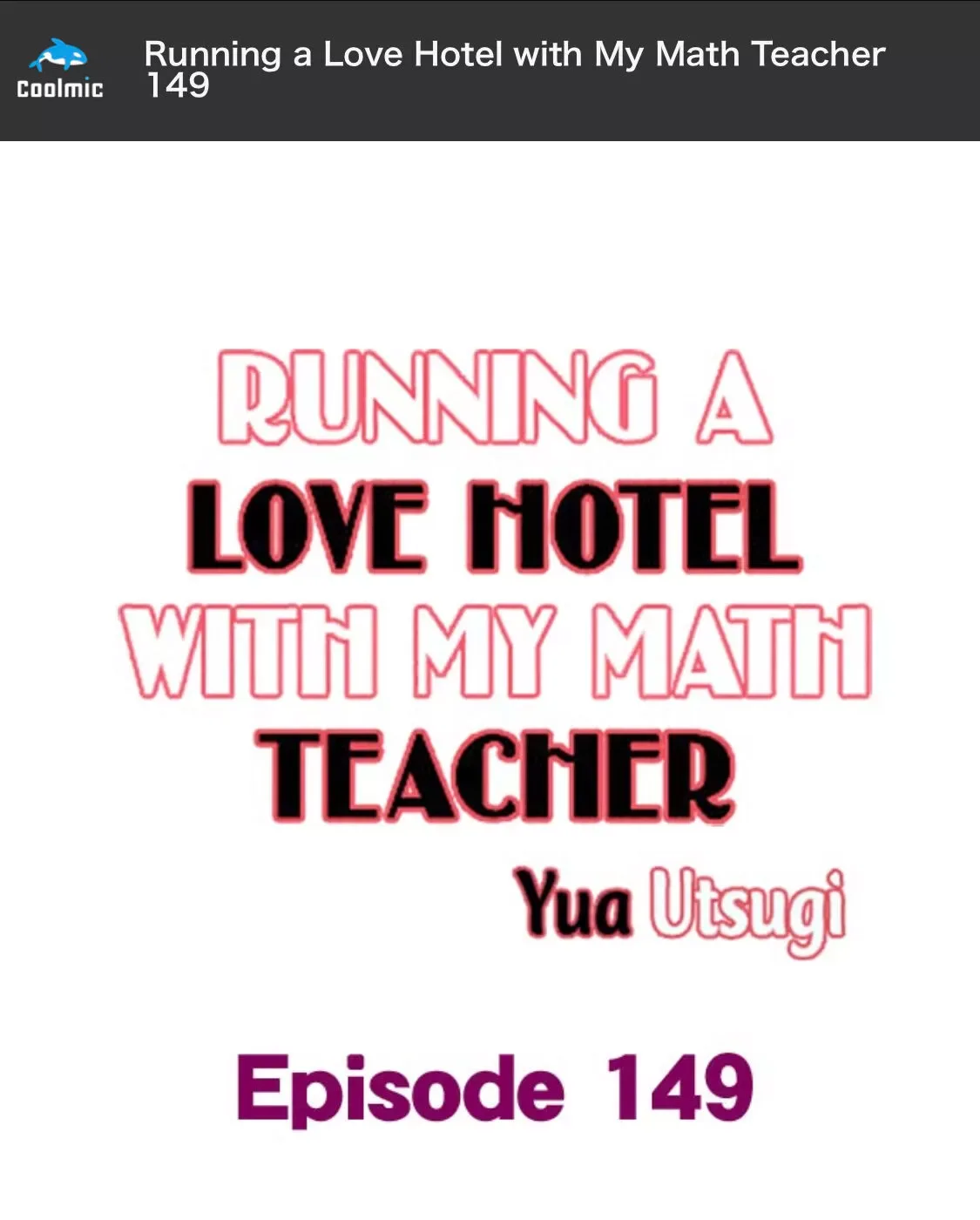 RUNNING A LOVE HOTEL WITH MY MATH TEACHER Chapter 149 page 2