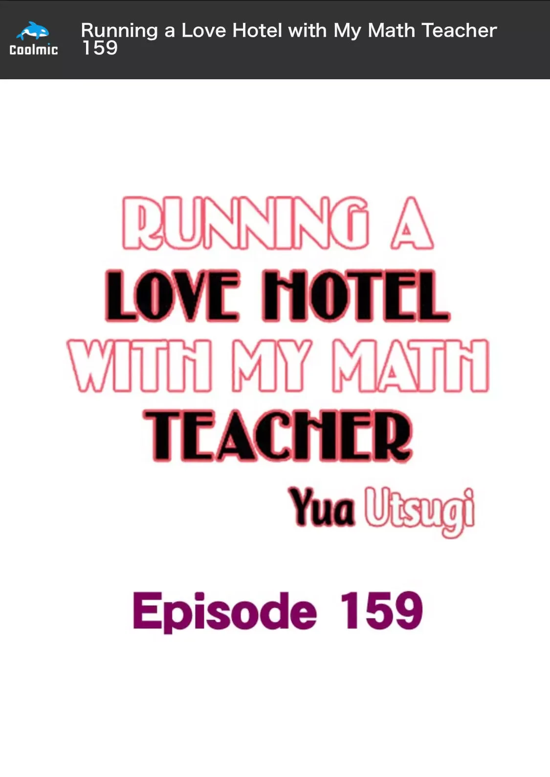 RUNNING A LOVE HOTEL WITH MY MATH TEACHER Chapter 159 page 2
