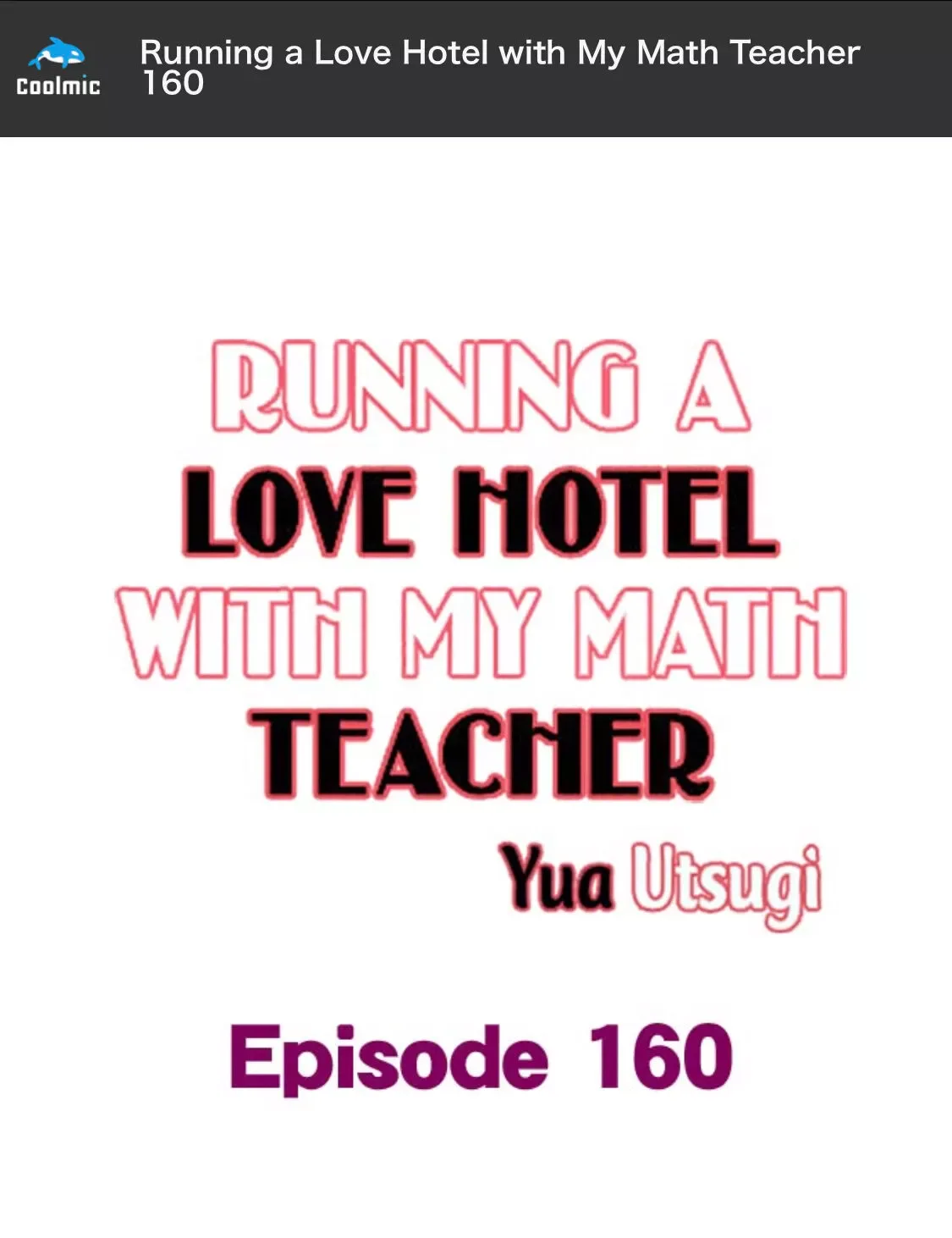 RUNNING A LOVE HOTEL WITH MY MATH TEACHER Chapter 160 page 2