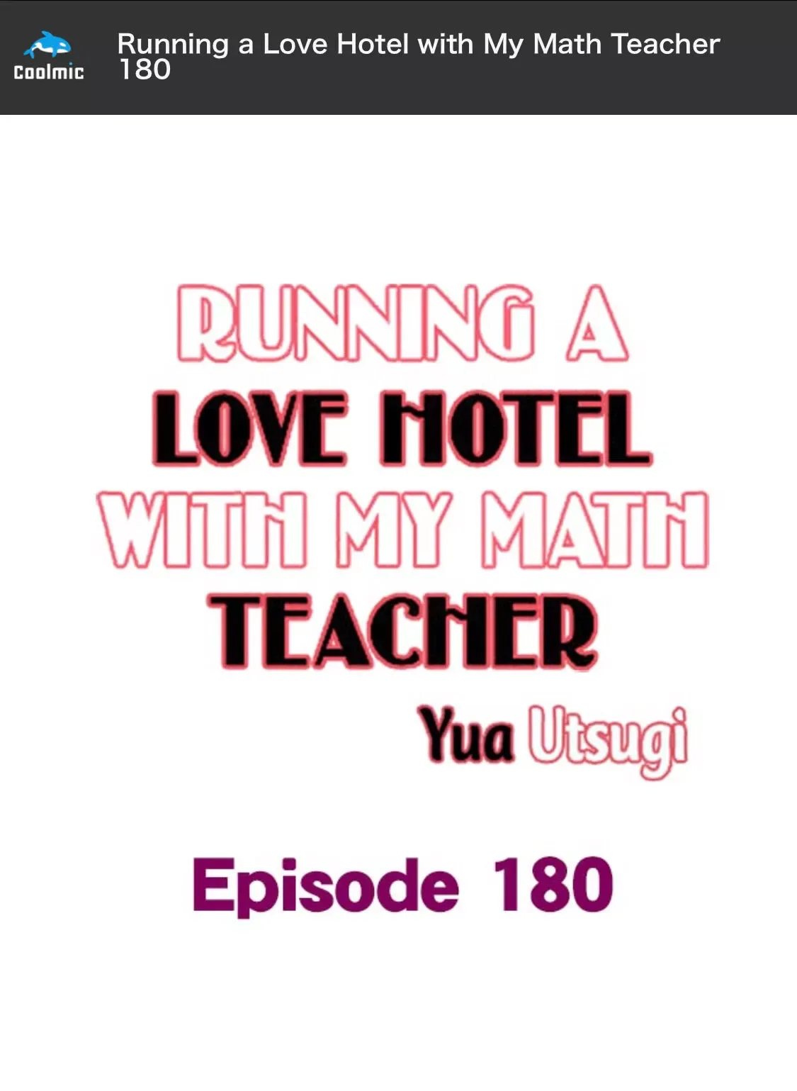 RUNNING A LOVE HOTEL WITH MY MATH TEACHER Chapter 180 page 2