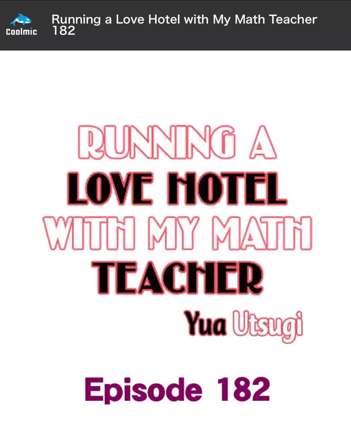 RUNNING A LOVE HOTEL WITH MY MATH TEACHER Chapter 182 page 2