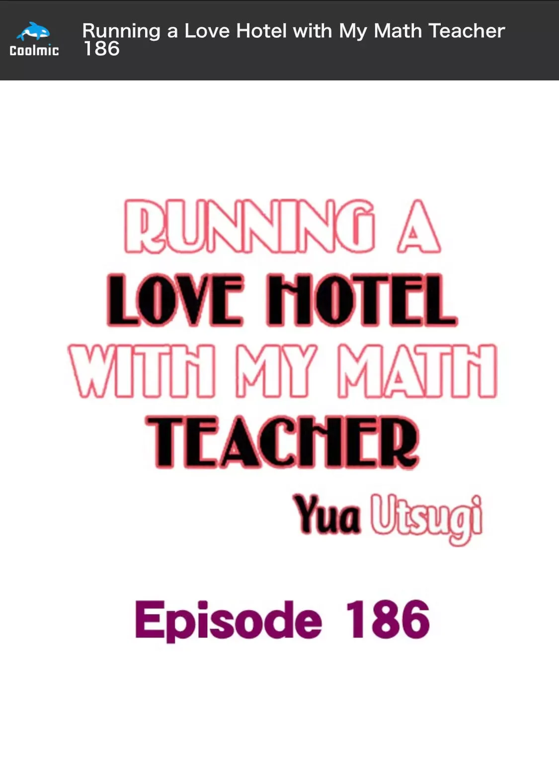 RUNNING A LOVE HOTEL WITH MY MATH TEACHER Chapter 186 page 2