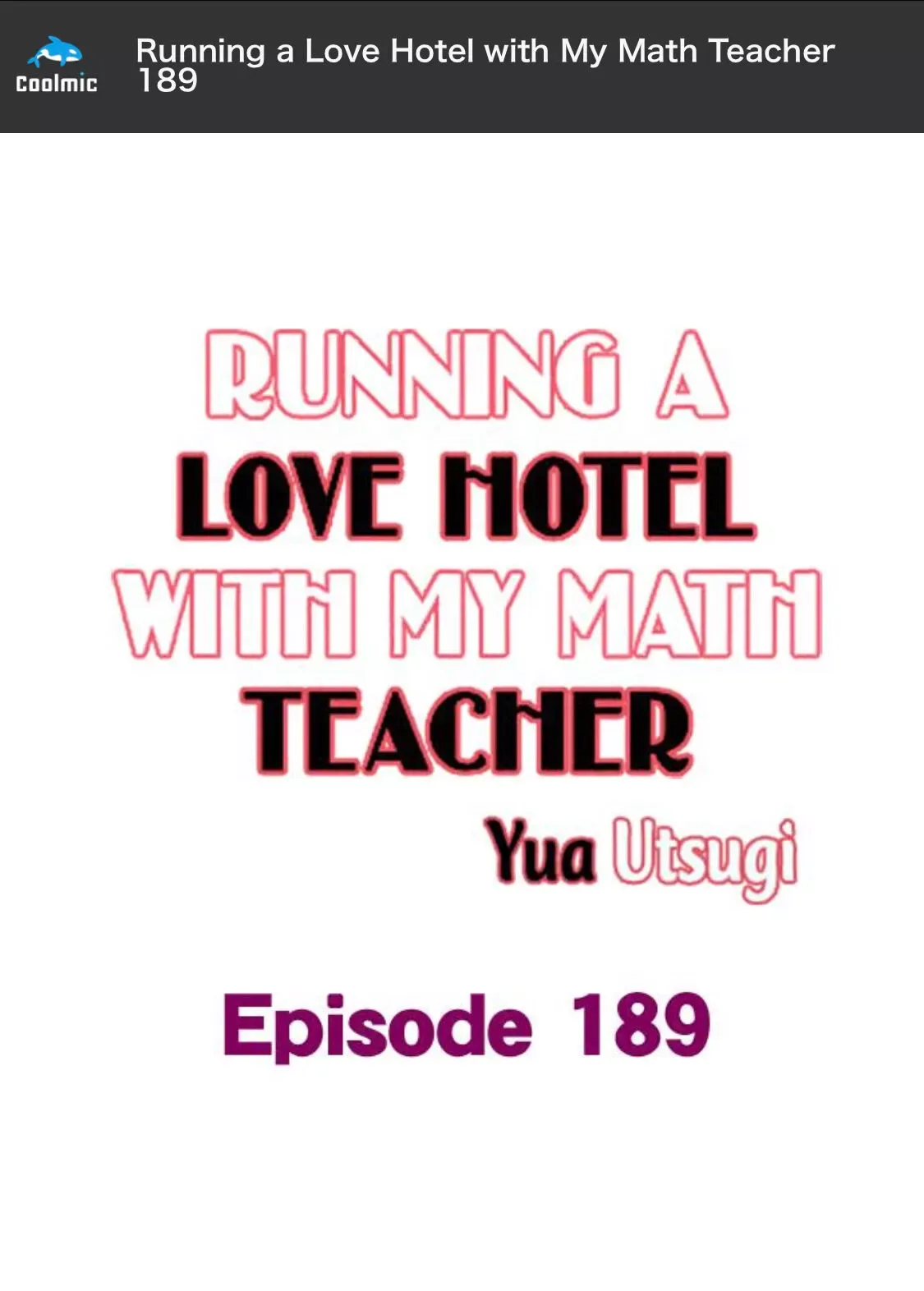 RUNNING A LOVE HOTEL WITH MY MATH TEACHER Chapter 189 page 2