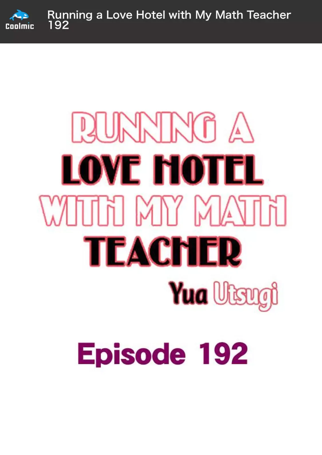 RUNNING A LOVE HOTEL WITH MY MATH TEACHER Chapter 192 page 2