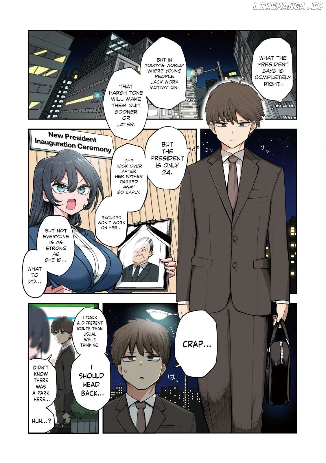 Sachou to Sake to Hoshi Chapter 1 page 3