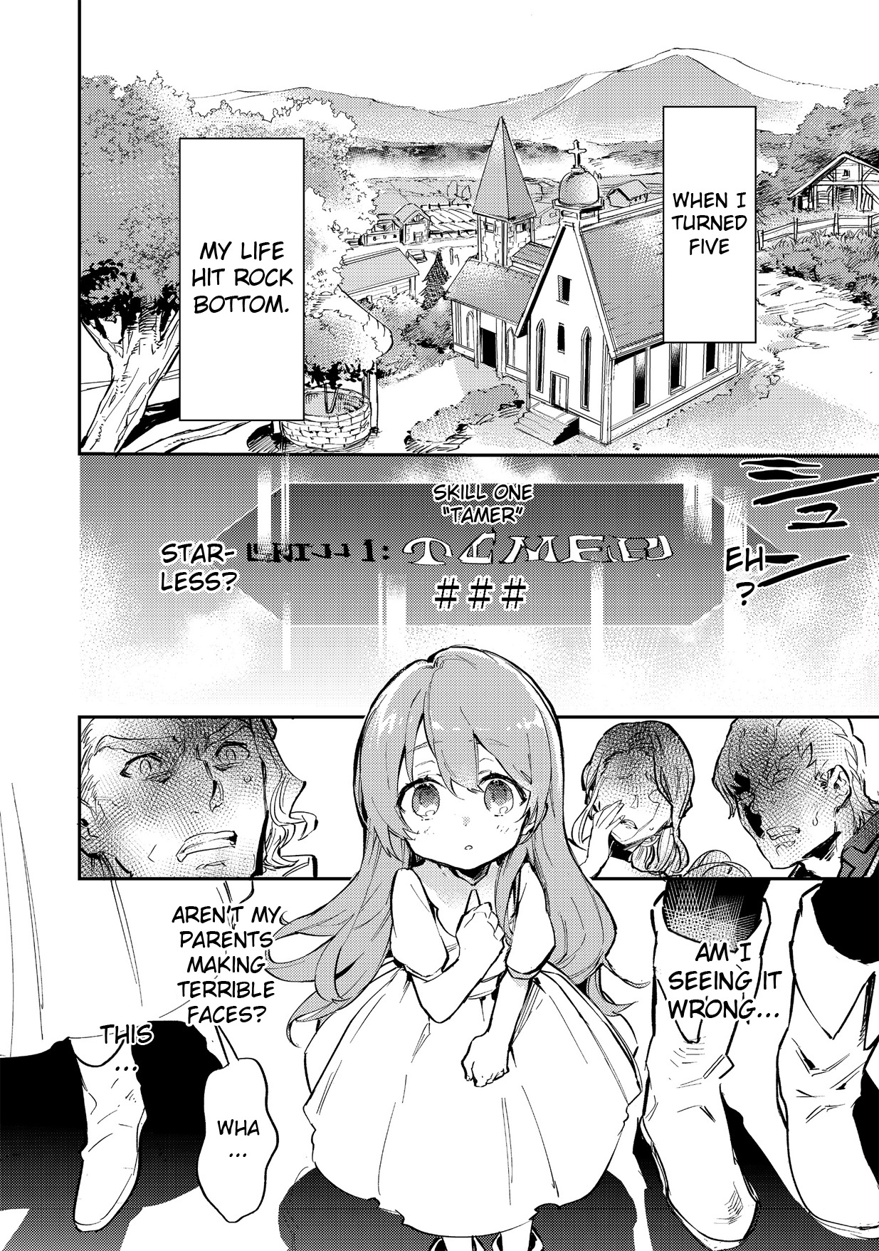 Saijaku Tamer wa Gomi Hiroi no Tabi o Hajimemashita. Chapter 1 page 3