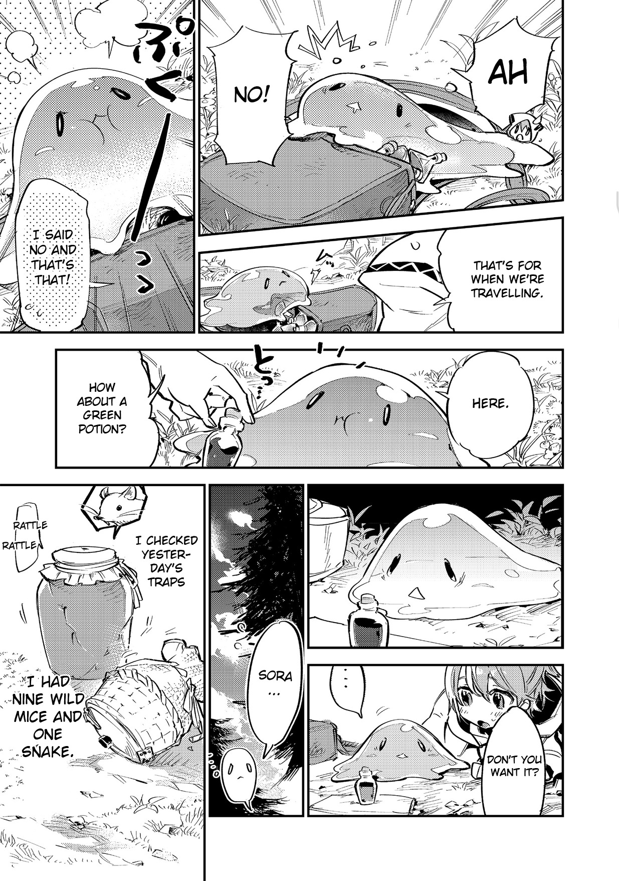 Saijaku Tamer wa Gomi Hiroi no Tabi o Hajimemashita. Chapter 3.1 page 5