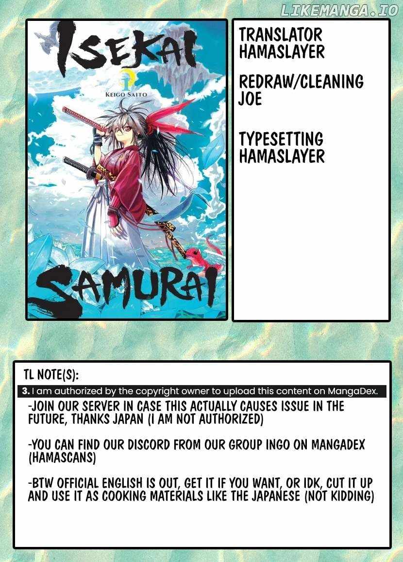 Samurai in Another World Chapter 36 page 1