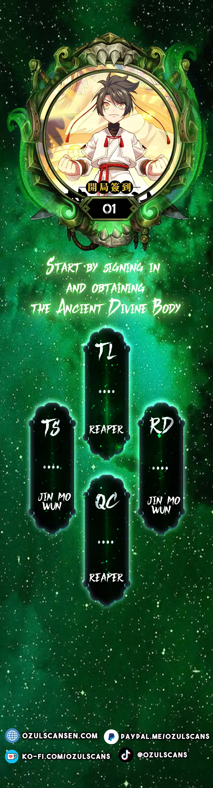 Scoring the Sacred Body of the Ancients from the Get-go Chapter 1 page 2
