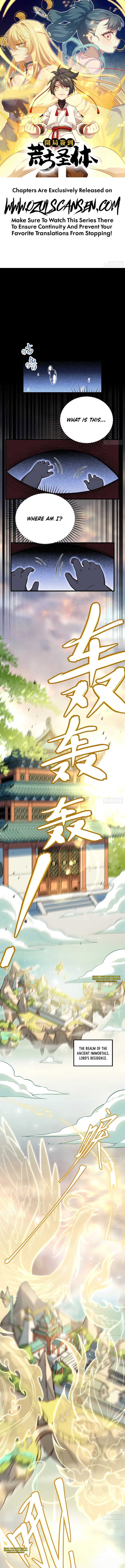 Scoring the Sacred Body of the Ancients from the Get-go Chapter 1 page 3