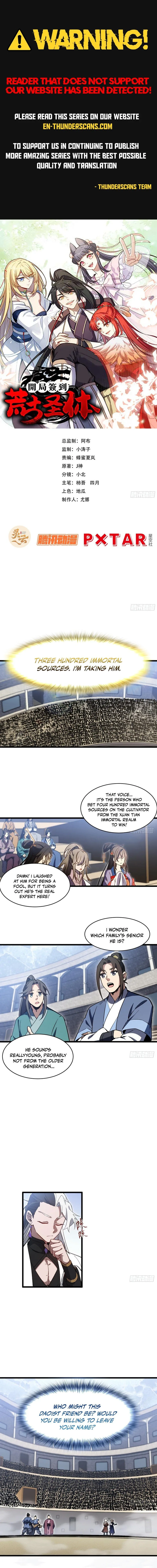Scoring the Sacred Body of the Ancients from the Get-go Chapter 125 page 2