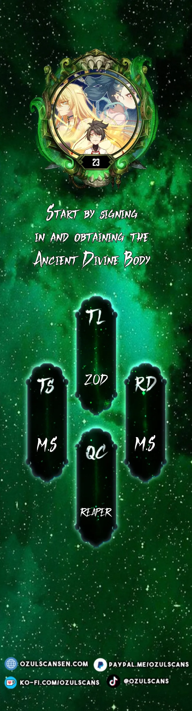 Scoring the Sacred Body of the Ancients from the Get-go Chapter 23 page 2