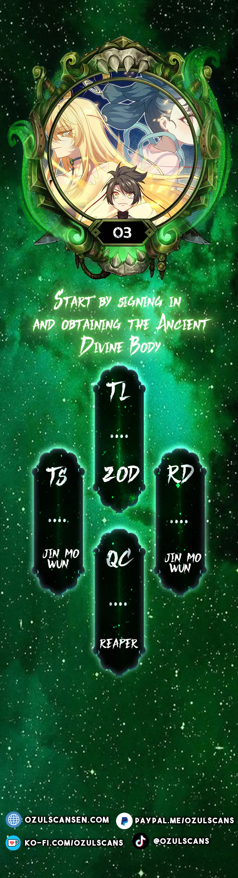 Scoring the Sacred Body of the Ancients from the Get-go Chapter 3 page 2
