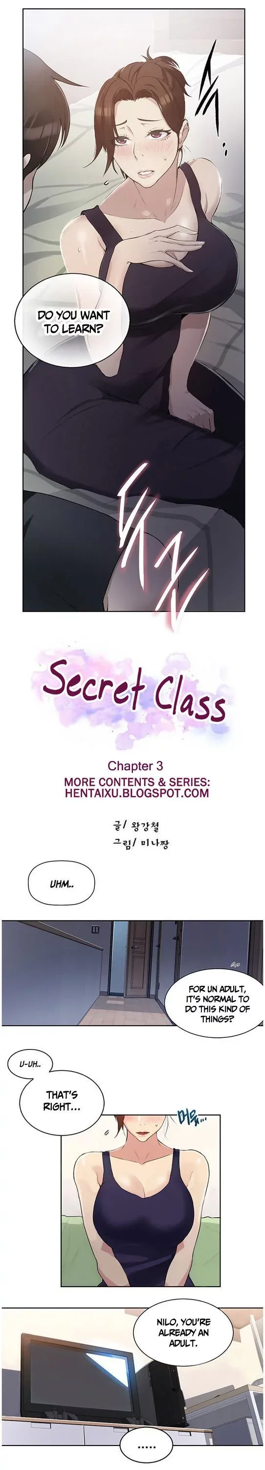 Secret Class Chapter 3 page 1