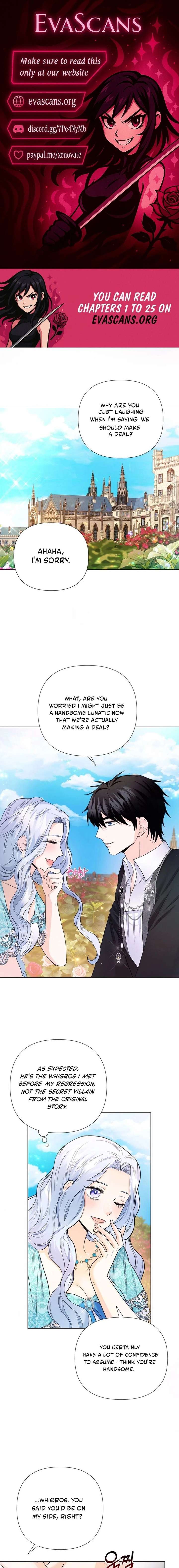 Secret Love Affair Between a Former Saint and a Dark Hero Chapter 8 page 1