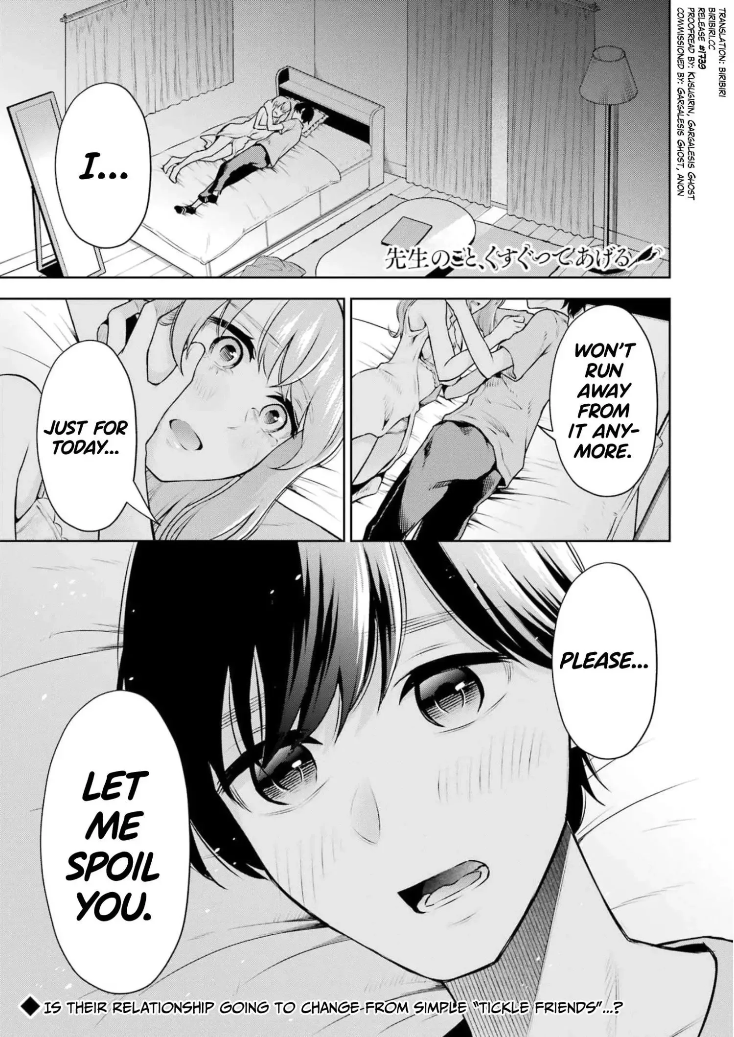 Sensei No Koto, Kusugutte Ageru Chapter 18 page 1