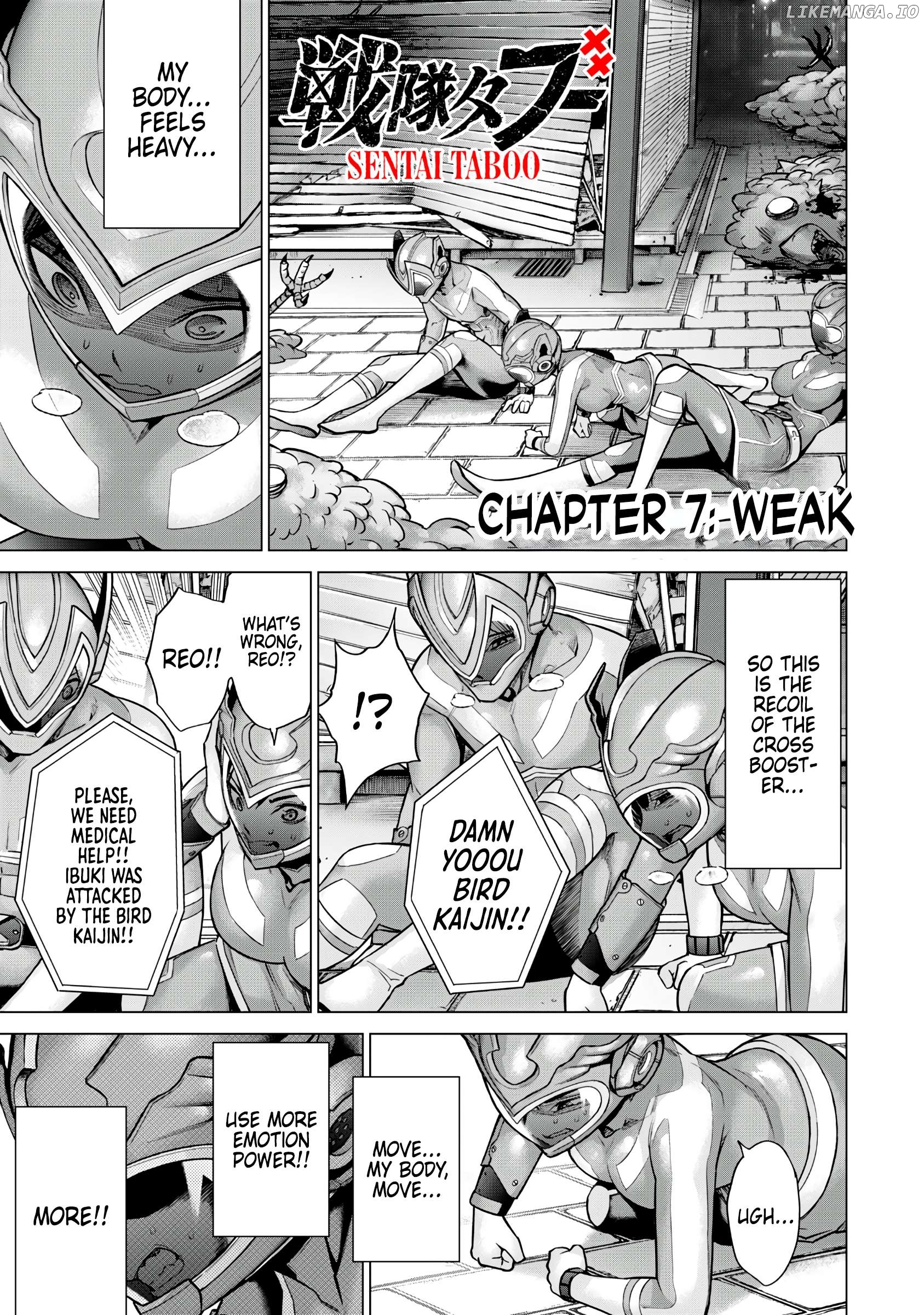 Sentai Taboo Chapter 7 page 1