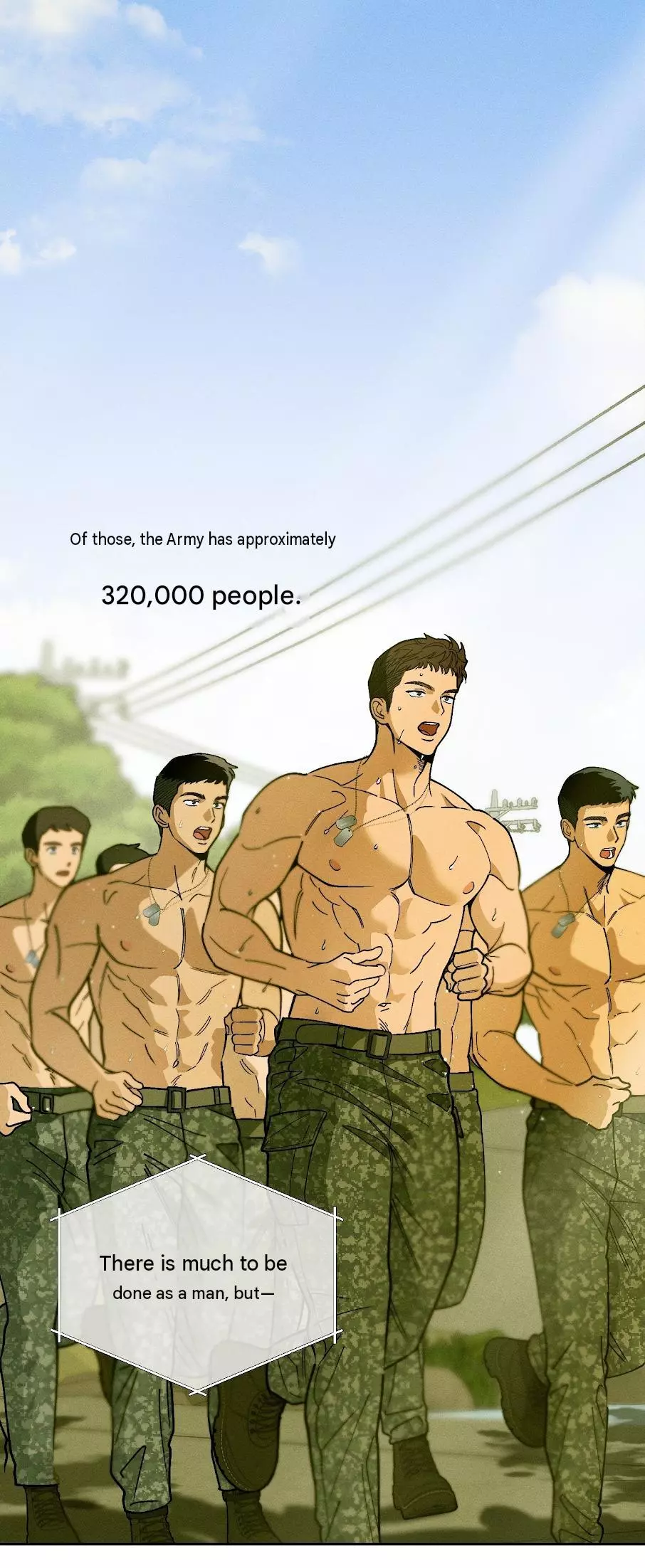 Sergeant, could you pick up the soap? Chapter 0 page 3