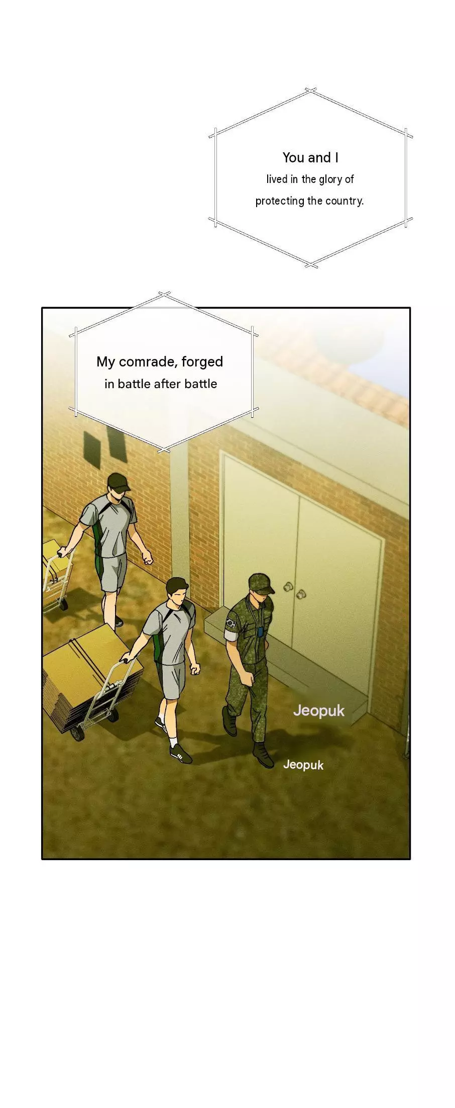 Sergeant, could you pick up the soap? Chapter 0 page 4