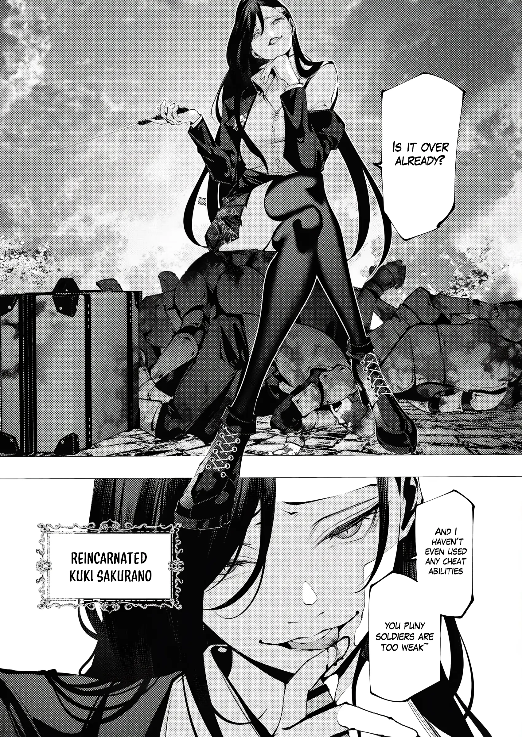 Serial Killer Isekai Ni Oritatsu Isekai: Battle Royale Chapter 1 page 6