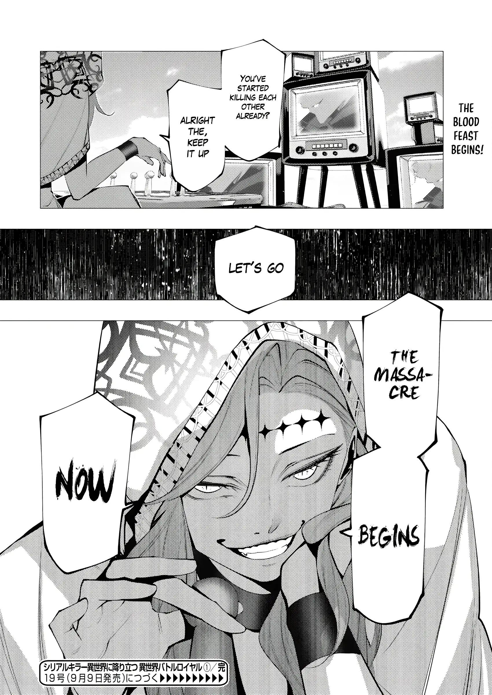 Serial Killer Isekai Ni Oritatsu Isekai: Battle Royale Chapter 1 page 44