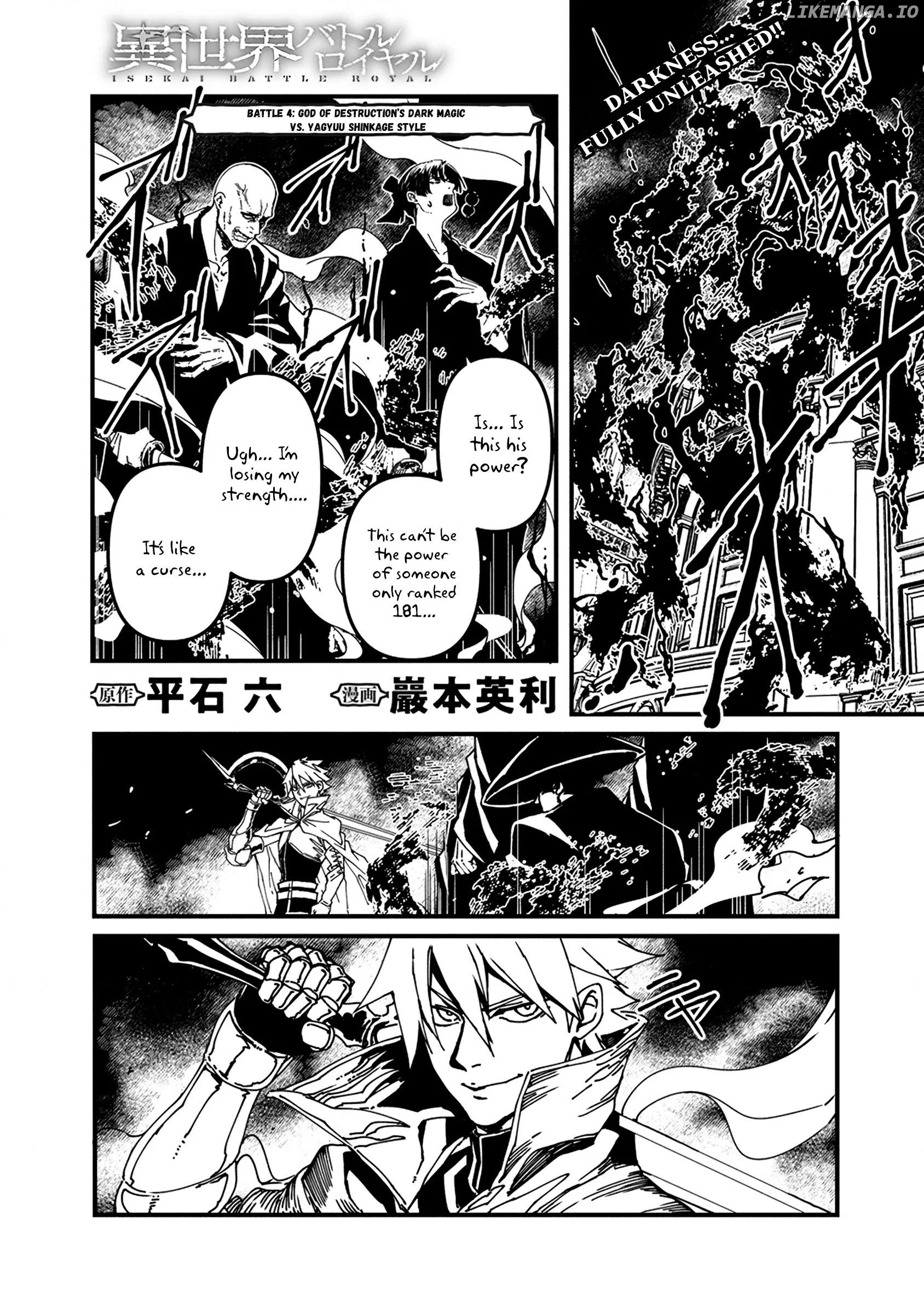 Serial Killer Isekai Ni Oritatsu Isekai: Battle Royale Chapter 4 page 1