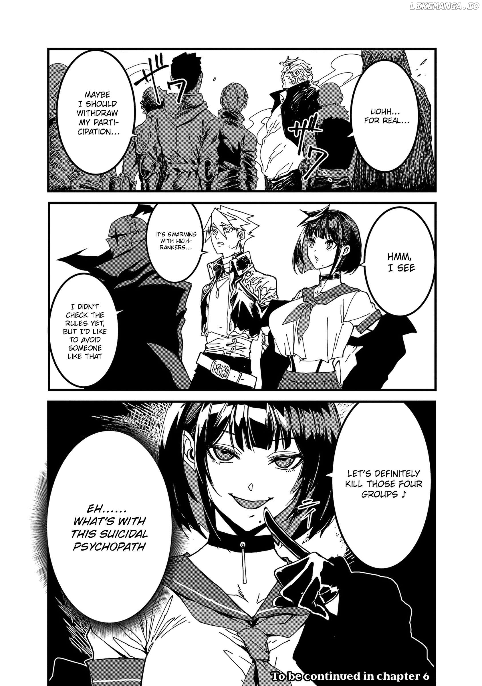 Serial Killer Isekai Ni Oritatsu Isekai: Battle Royale Chapter 5 page 25
