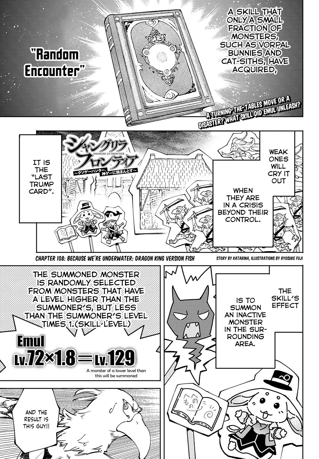 Shangri-La Frontier ~ Kusoge Hunter, Kamige ni Idoman to su~ Chapter 108 page 2