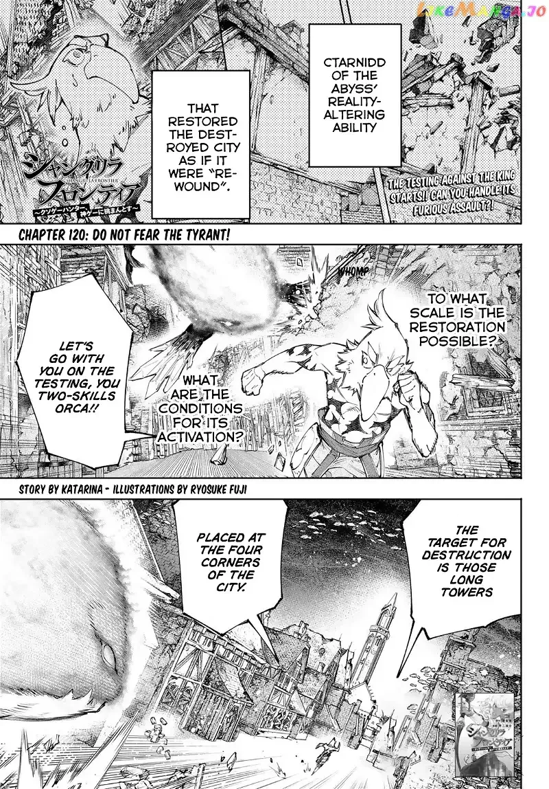 Shangri-La Frontier ~ Kusoge Hunter, Kamige ni Idoman to su~ Chapter 120 page 2