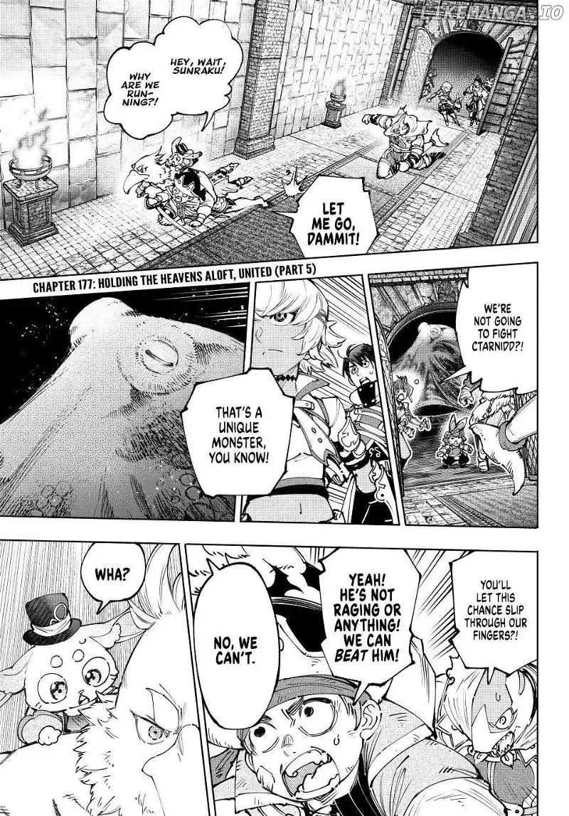 Shangri-La Frontier ~ Kusoge Hunter, Kamige ni Idoman to su~ Chapter 177 page 1