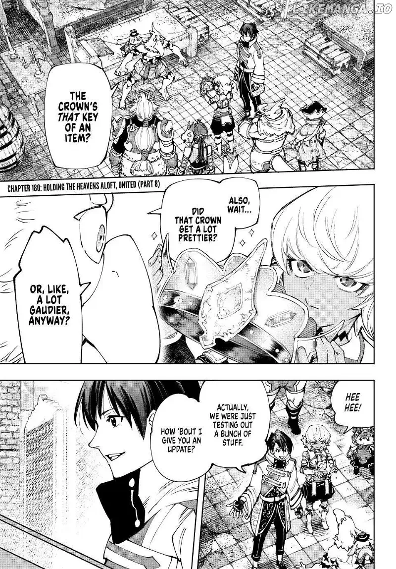 Shangri-La Frontier ~ Kusoge Hunter, Kamige ni Idoman to su~ Chapter 180 page 1
