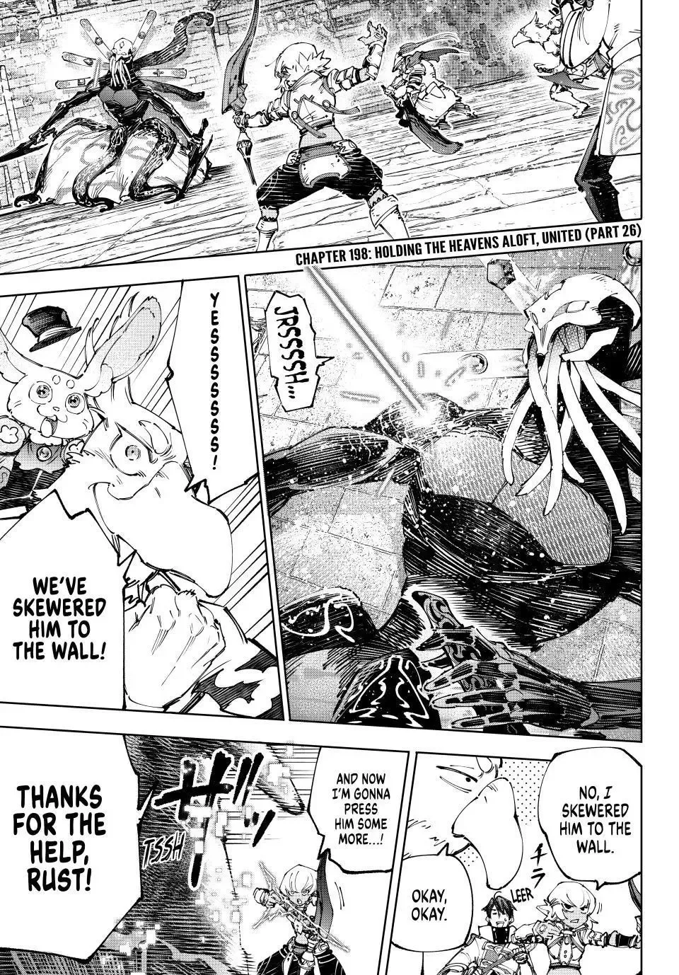 Shangri-La Frontier ~ Kusoge Hunter, Kamige ni Idoman to su~ Chapter 198 page 1