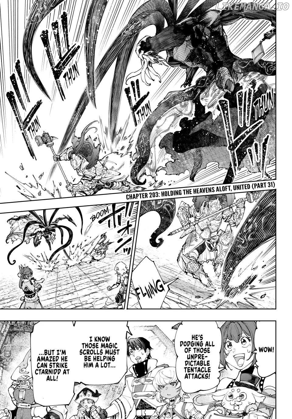 Shangri-La Frontier ~ Kusoge Hunter, Kamige ni Idoman to su~ Chapter 203 page 1