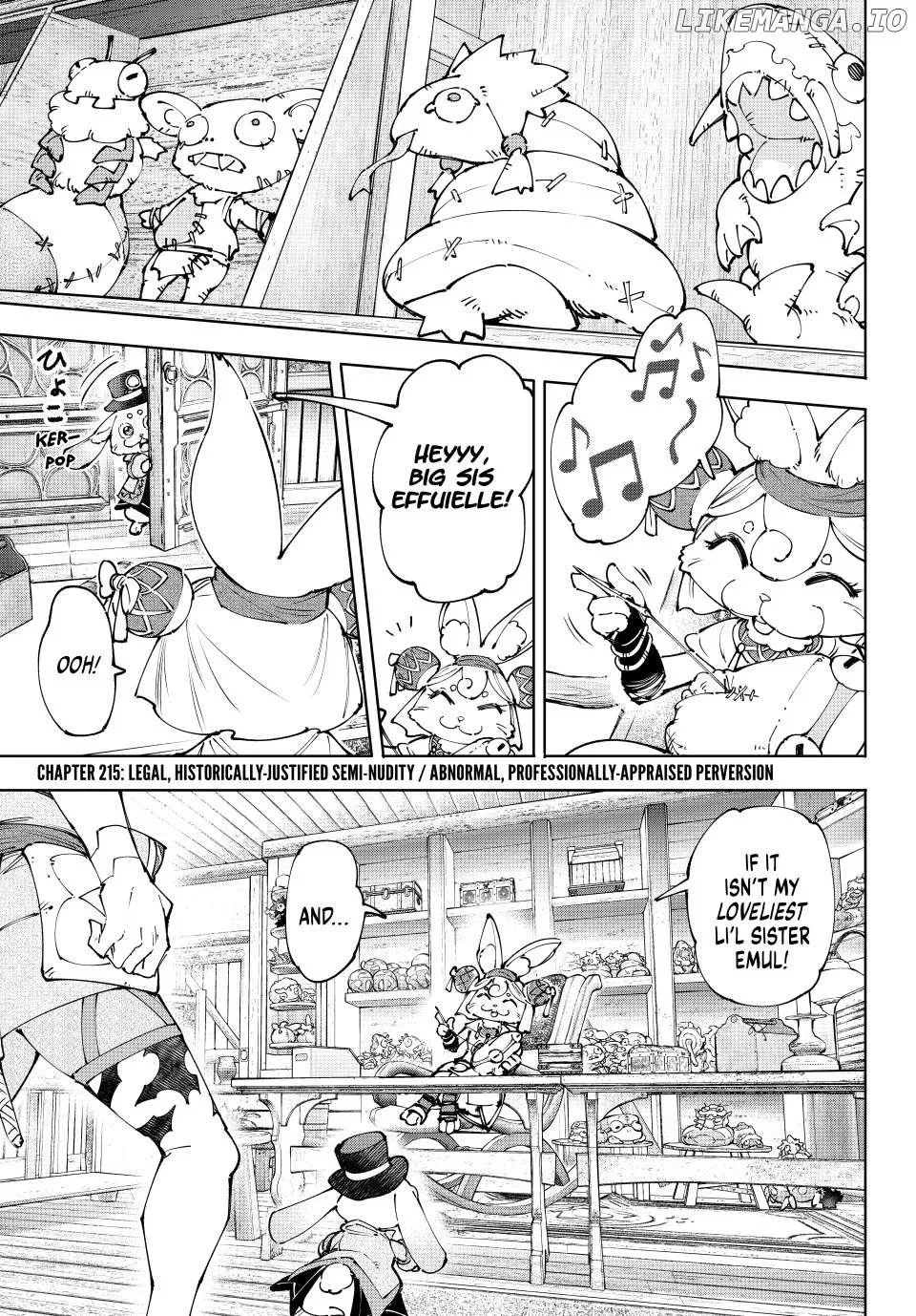 Shangri-La Frontier ~ Kusoge Hunter, Kamige ni Idoman to su~ Chapter 215 page 1