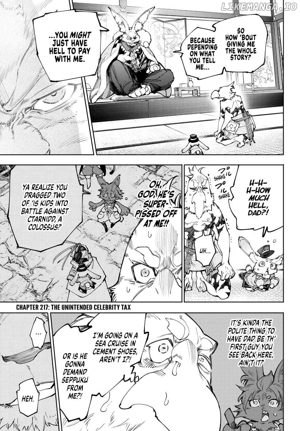 Shangri-La Frontier ~ Kusoge Hunter, Kamige ni Idoman to su~ Chapter 217 page 2