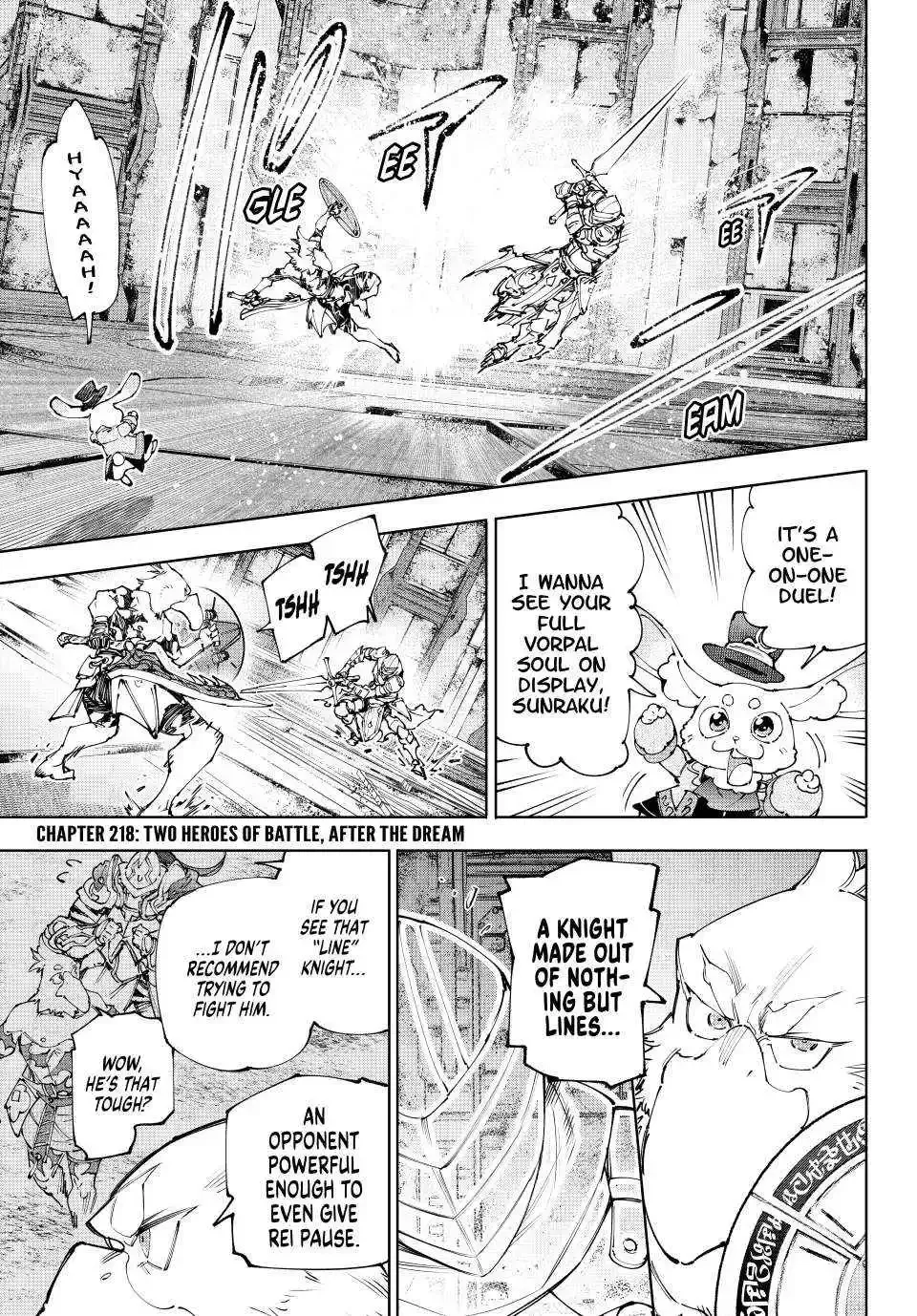 Shangri-La Frontier ~ Kusoge Hunter, Kamige ni Idoman to su~ Chapter 218 page 2