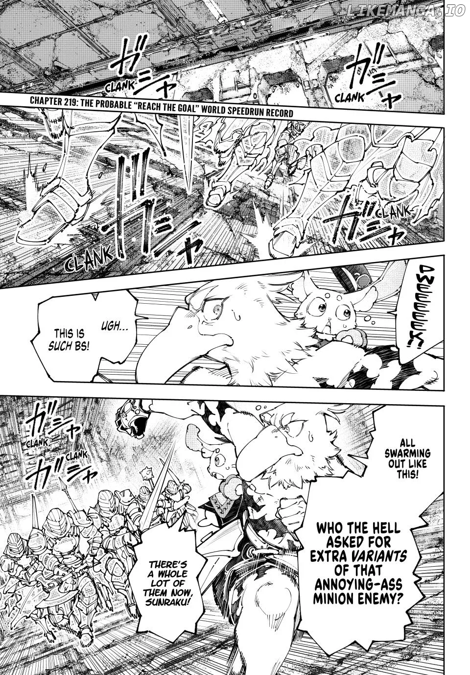 Shangri-La Frontier ~ Kusoge Hunter, Kamige ni Idoman to su~ Chapter 219 page 1