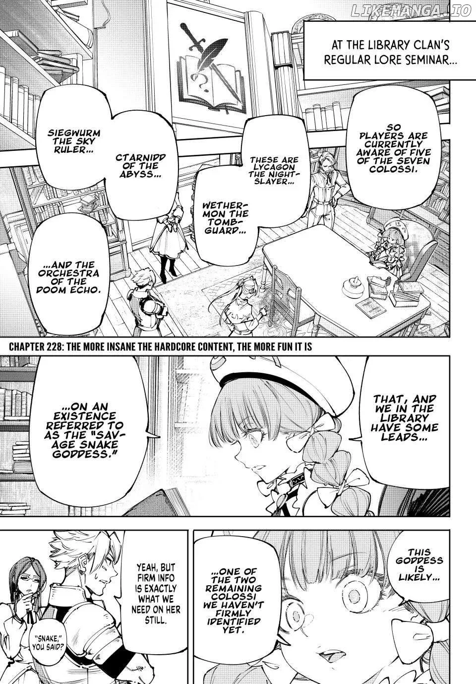 Shangri-La Frontier ~ Kusoge Hunter, Kamige ni Idoman to su~ Chapter 228 page 1