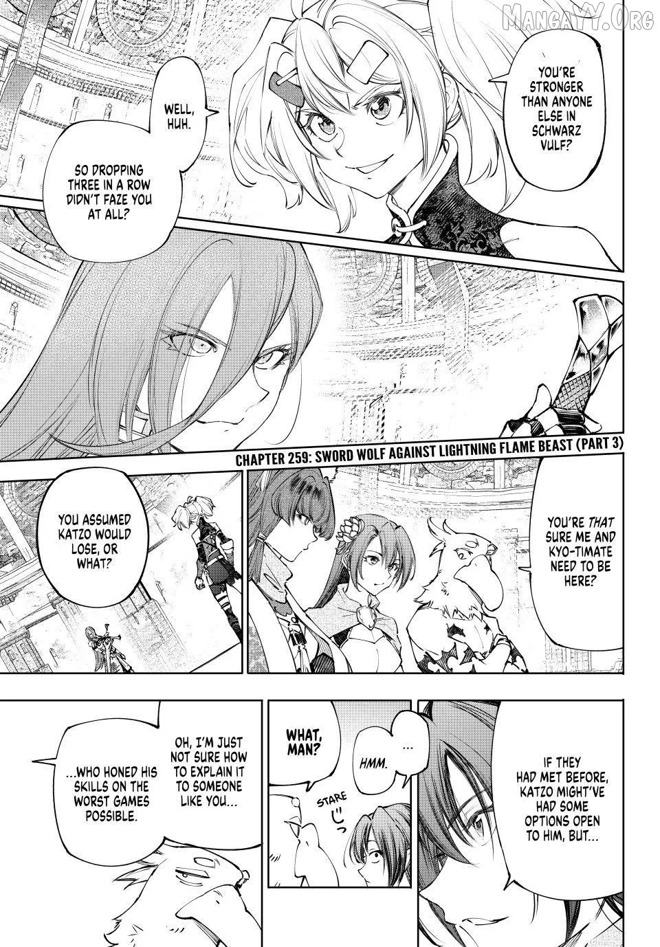 Shangri-La Frontier ~ Kusoge Hunter, Kamige ni Idoman to su~ Chapter 259 page 1