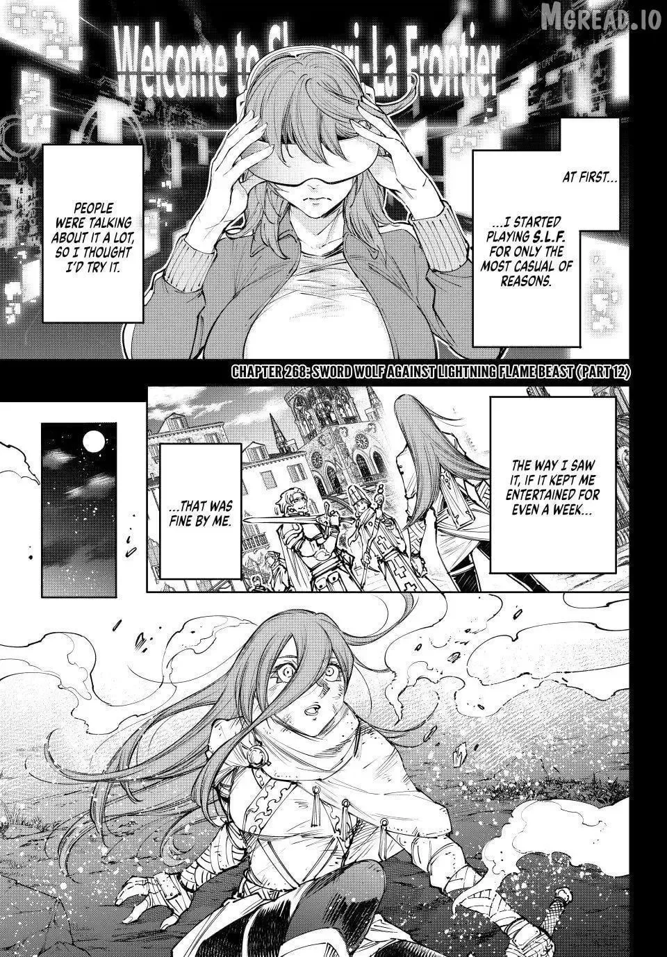 Shangri-La Frontier ~ Kusoge Hunter, Kamige ni Idoman to su~ Chapter 268 page 1