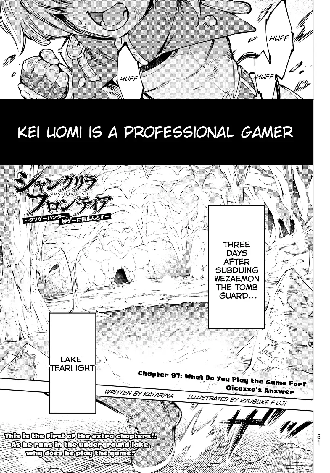 Shangri-La Frontier ~ Kusoge Hunter, Kamige ni Idoman to su~ Chapter 97 page 1