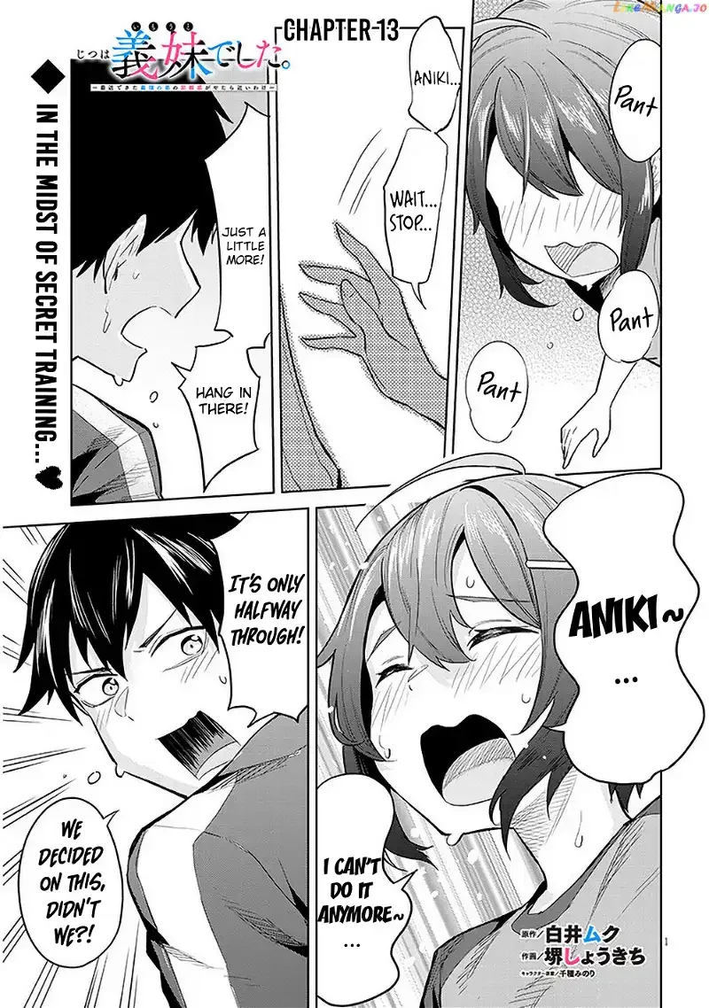 She Was Actually My Stepsister Chapter 13 page 1