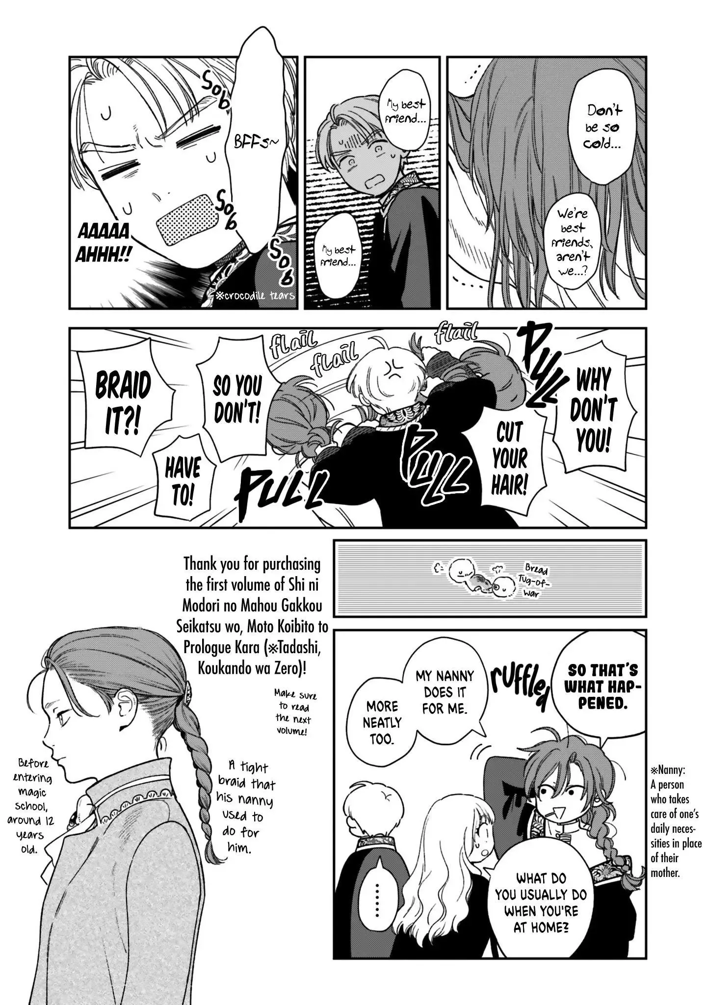 Shi ni Modori no Mahou Gakkou Seikatsu wo, Moto Koibito to Prologue Kara Chapter 4.5 page 3