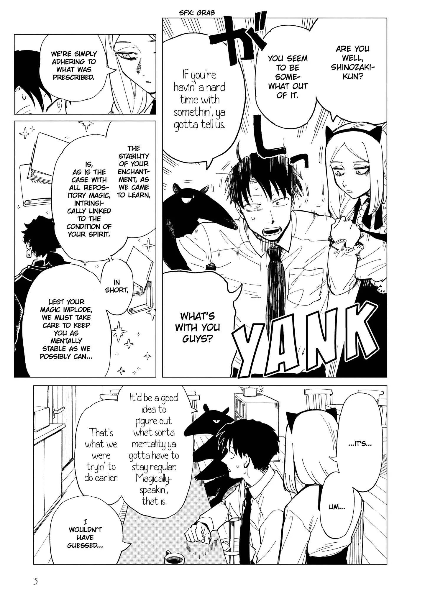 Shinozaki-kun no Mente Jijou Chapter 26 page 5
