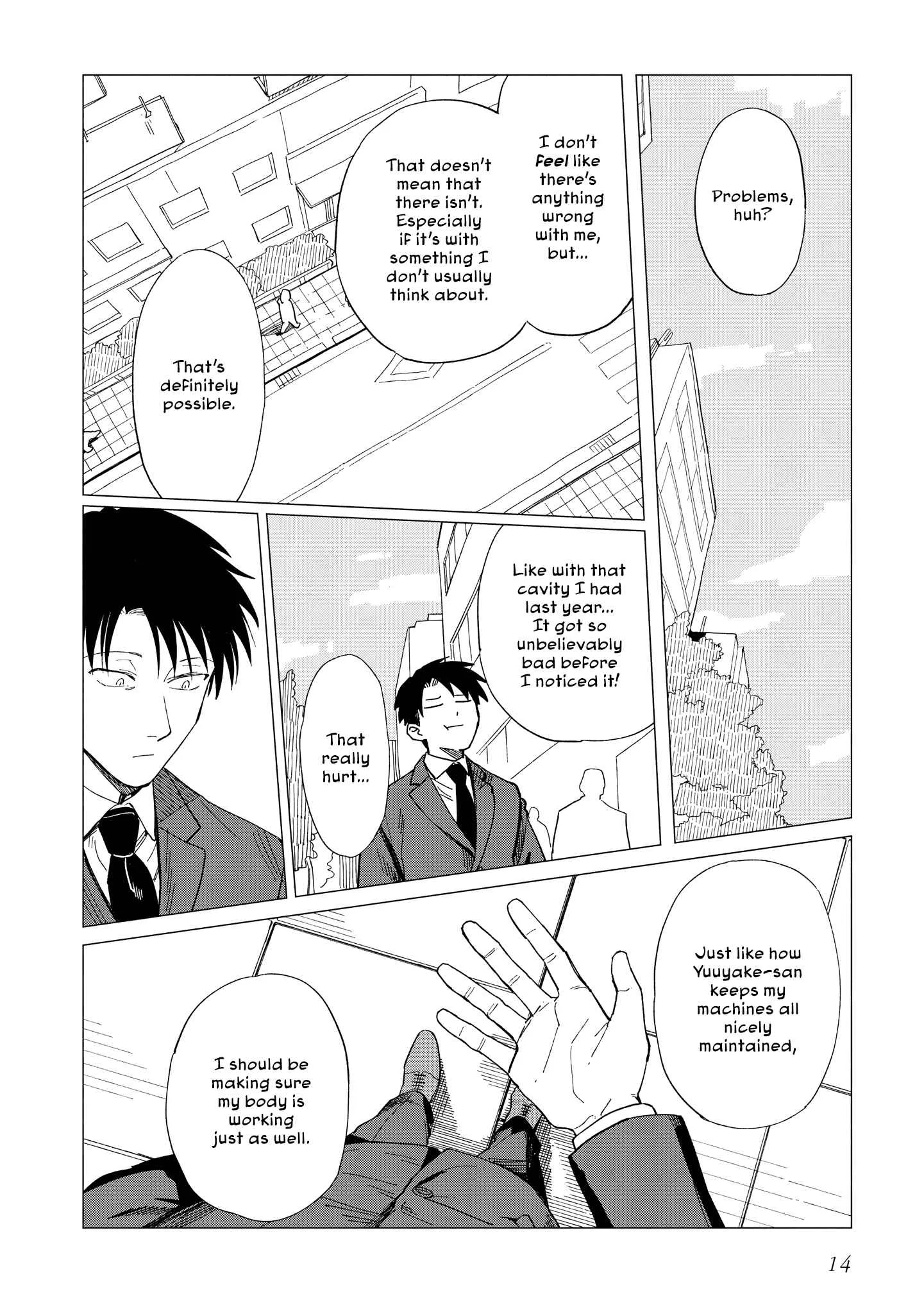 Shinozaki-kun no Mente Jijou Chapter 26 page 14