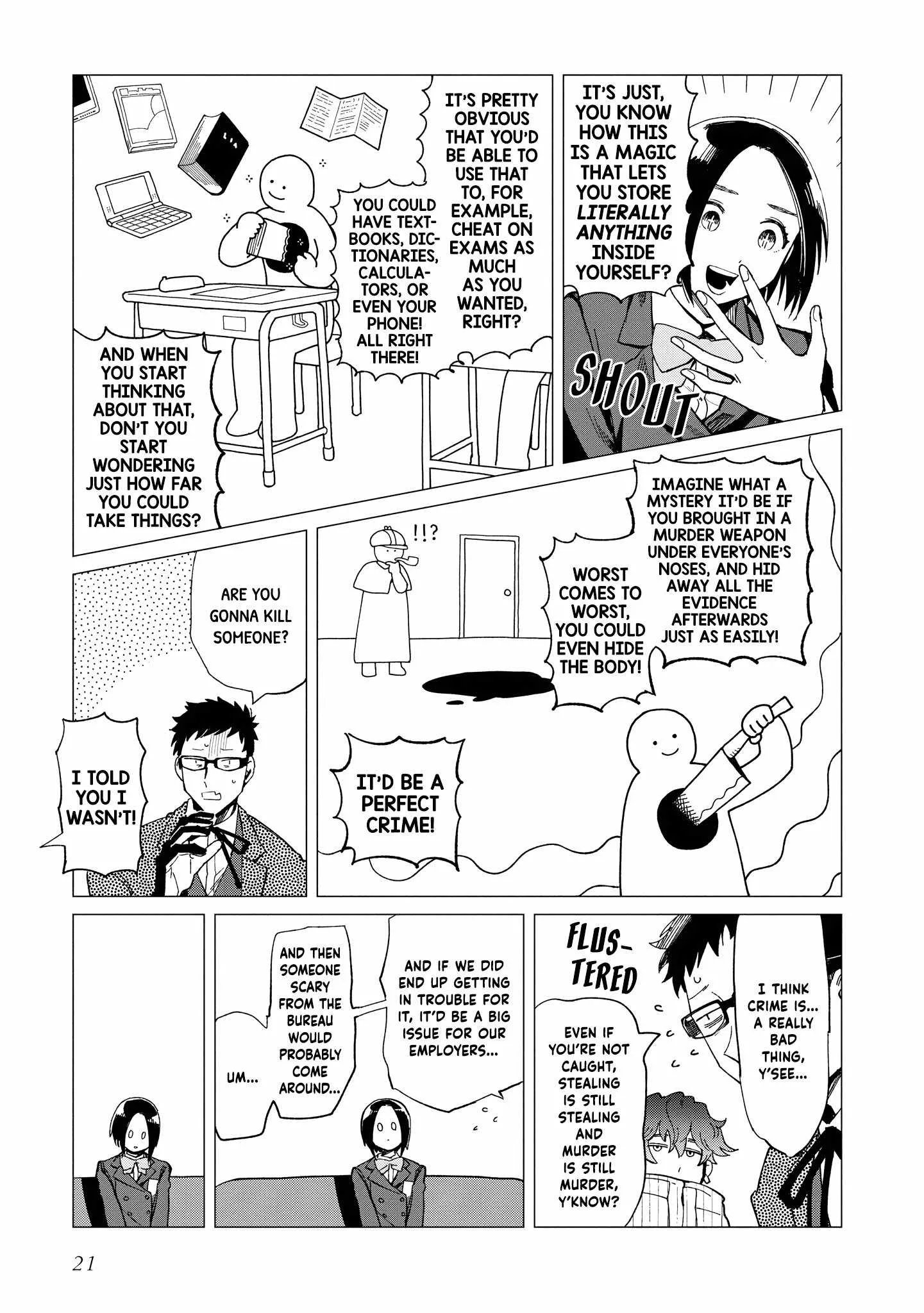 Shinozaki-kun no Mente Jijou Chapter 31 page 21