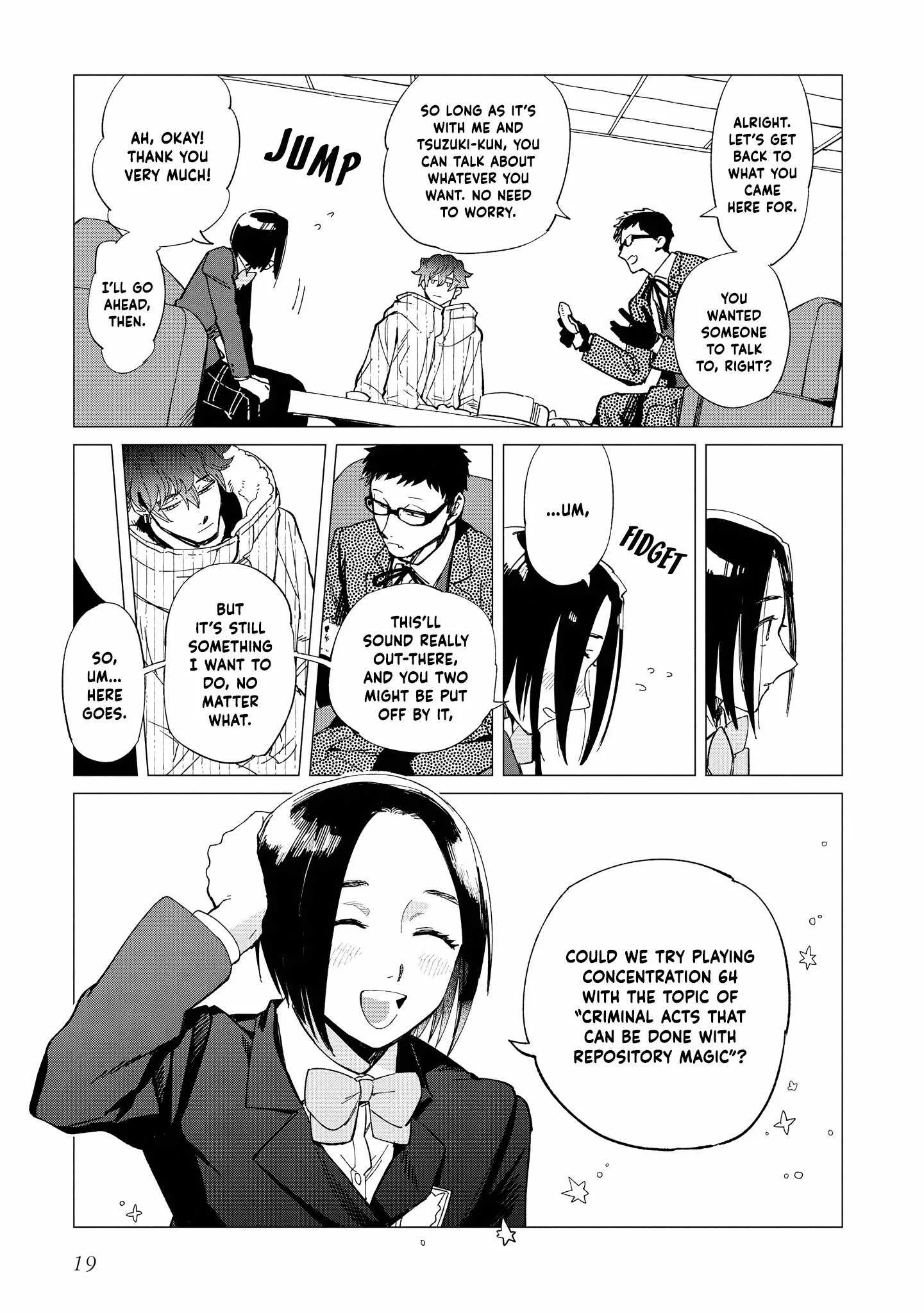 Shinozaki-kun no Mente Jijou Chapter 31 page 19