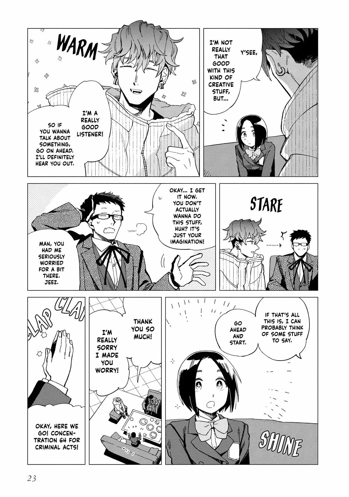 Shinozaki-kun no Mente Jijou Chapter 31 page 23