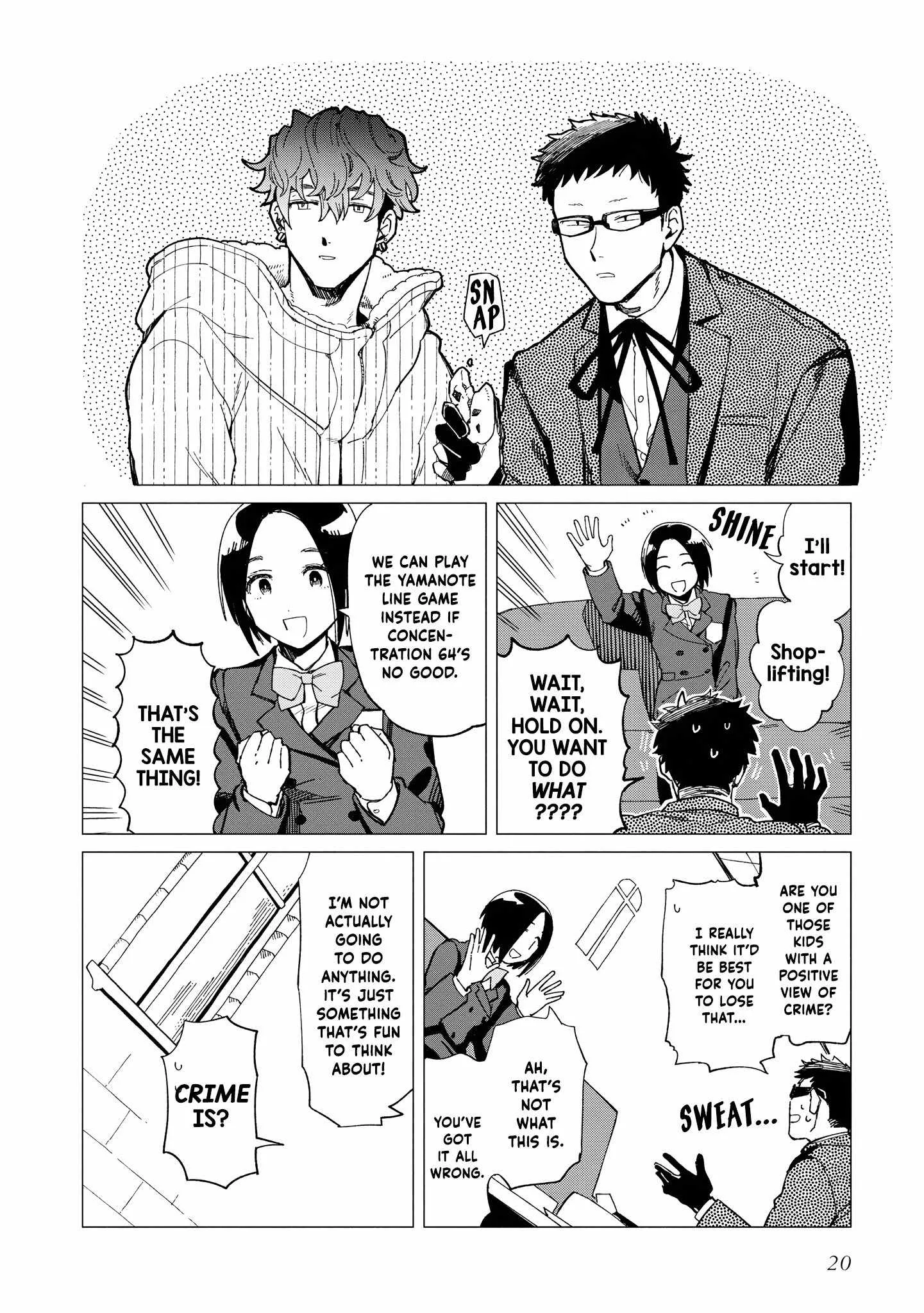 Shinozaki-kun no Mente Jijou Chapter 31 page 20